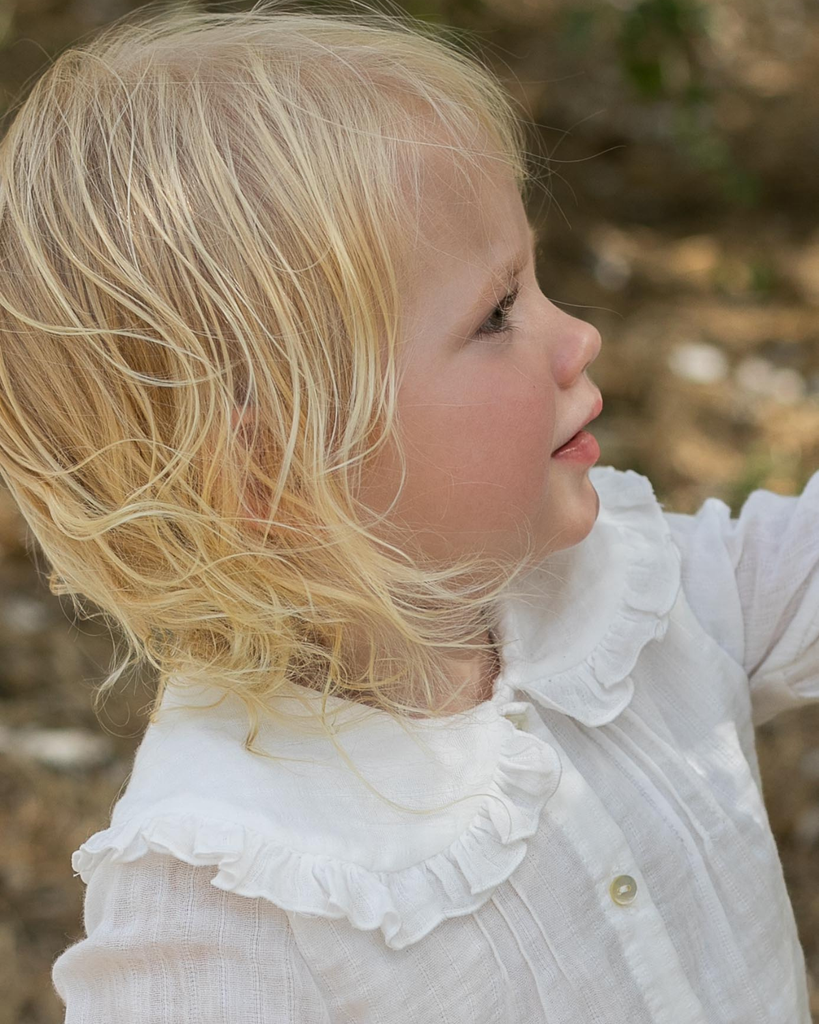 BLUSA NIÑA MAYOR BLANCA