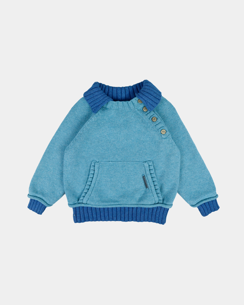 JERSEY BICOLOR MINT-AZUL